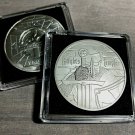 KNIGHT'S TEMPLAR Freemason Knight Premium Silver Pl Challenge Coin 40mm w-Case