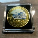 75th Anniversary D-Day Normandy, France Operation Overlord Challenge Coin #D52