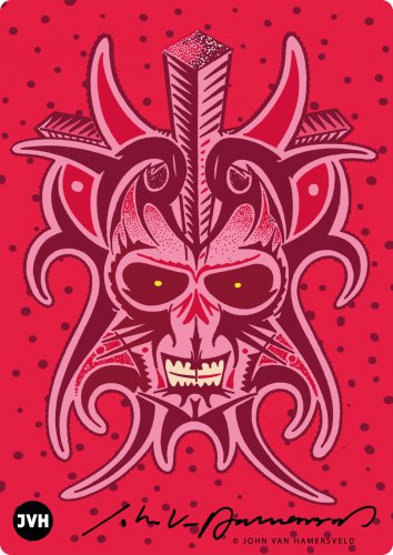 John Van Hamersveld (PostFuture) Collectible Art NFT "TATTOO SKULL #230/929