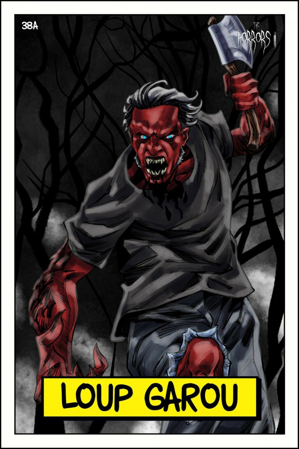 LOUP GAROU Ultra Horrors Collectible Card NFT 633 of 844