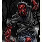 LOUP GAROU Ultra Horrors Collectible Card NFT #633 of 844 <BASE>