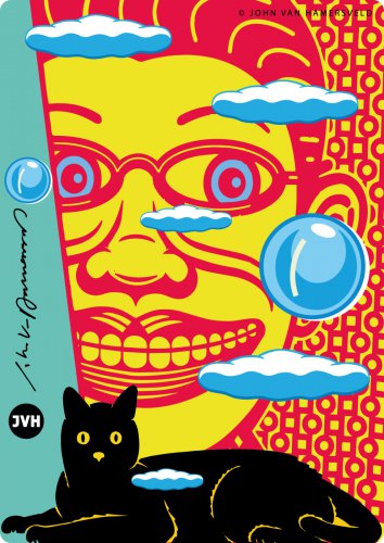 JOHNNY + CAT #1 -John Van Hamersveld (PostFuture) Collectible NFT Art #704/929