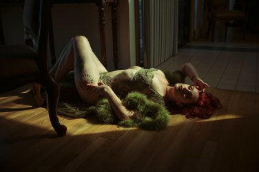 EMERALD Dark Pin Up Sexy Digital Photo Collectible NFT Mint 304 of 495 HOT! NEW!