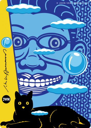 JOHNNY + CAT #3 -John Van Hamersveld (PostFuture) Collectible NFT Art #411/929