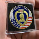 US Military Challenge Coin "Purple Heart" USMC USN ARMY USAF USCG w/Case