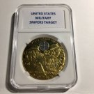 UNITED STATES MILITARY SNIPERS Target You Can Run-Die Tired Challenge Coin