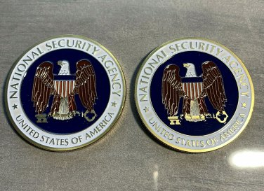 2X NSA US National Security Agency DOD Challenge Coin LIMITED TIME OFFER!