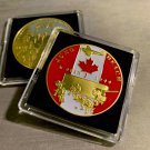 D-Day 1944 JUNO BEACH Canadian AF Paratroop Commemorative Challenge Coin