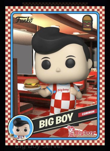 Funko NFT Bob's BIG BOY SERVER Original - Series 1 Digital NFT Card Mint #935
