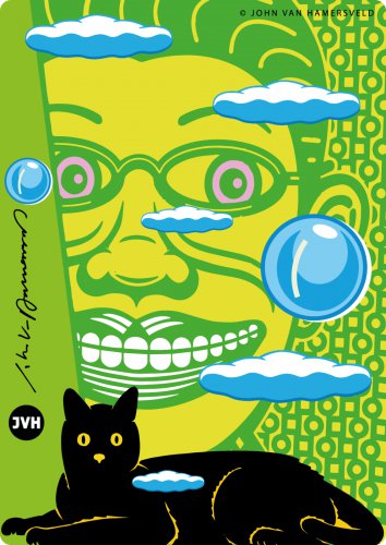 JOHNNY + CAT #5 -John Van Hamersveld (PostFuture) Collectible NFT Art #425/929