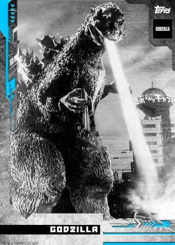 TOPPS GODZILLA Blue Card NFT Collectible Digital Blockchain #664 Uncommon