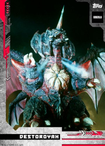 TOPPS GODZILLA "DESTOROYAH" Red Base CARD *RARE* NFT Digital Blockchain #303