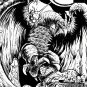 TOPPS NFT GODZILLA Mark Frank Mural Art - INK - Rodan 2 of 5 **RARE** #212