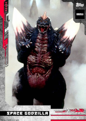 TOPPS GODZILLA RED CARD "SPACE GODZILLA" RARE* NFT Digital Blockchain MINT #74