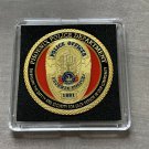 PHOENIX ARIZONA POLICE Officer Challenge Coin Gold Finish with Case