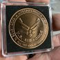 F-16 FIGHTING FALCON Copper Challenge Coin-United States AIR FORCE USAF-w/Case