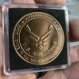 F-16 FIGHTING FALCON Copper Challenge Coin-United States AIR FORCE USAF-w/Case