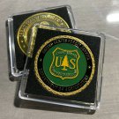 US FOREST SERVICE-DEPT OF AGRICULTURE Challenge Coin with Case