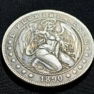 Sweet & Sexy Angel Woman Novelty Good Luck Heads Tails Challenge Coin