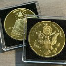Great Seal Of The United States of America Challenge Coin 40mm with Case!
