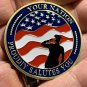 US Military Eagle Challenge Coin "THANK YOU" NAVY-ARMY- AIR FORCE COAST GUARD US