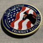 US Military Eagle Challenge Coin "THANK YOU" NAVY-ARMY- AIR FORCE COAST GUARD US
