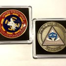 TOP GUN US Navy CHALLENGE COIN-NAS FALLON Nevada Fighter Weapons School w/case