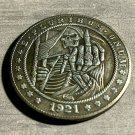 GRIM REAPER "Here's To You" Skull Novelty Good Luck Heads Tails Challenge Coin