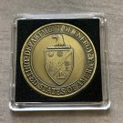 DOE US Department of ENERGY US Government Bronze Plated-Challenge Coin w Case