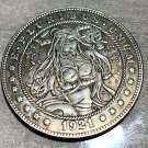 Sexy Evil Party Girl Temptress Novelty Good Luck Heads Tails Challenge Coin