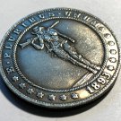 Sexy Cowgirl Ready for Action Novelty Good Luck Heads Tails Challenge Coin