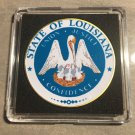 LOUISIANA State Seal Challenge Coin Colorized USA w/Case #379