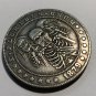 NEW! Skull Skeleton See-Hear-Do No Evil Lucky Heads Tails Challenge Coin