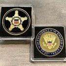 Secret Service Challenge Coin Presidential POTUS Trump Obama Biden VP WITH CASE!