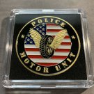 POLICE MOTOR UNIT - Police Challenge Coin - Includes 2x2 Protective Case!