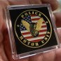 POLICE MOTOR UNIT - Police Challenge Coin - Includes 2x2 Protective Case!