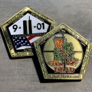 Seal Team 6 Challenge Coin - 9/11- Bin Laden One in the Head & One in the Chest