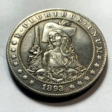 Sexy Pirates First Mate Novelty Good Luck Heads Tails Challenge Coin