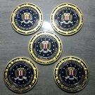 FBI Challenge Coin 5 PCS Federal Bureau Of Investigation United States DOJ