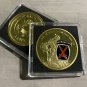 10th Mountain Division Challenge Coin -US Army "Climb To Glory" w/ Case NEW!