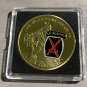 10th Mountain Division Challenge Coin -US Army "Climb To Glory" w/ Case NEW!
