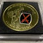 10th Mountain Division Challenge Coin -US Army "Climb To Glory" w/ Case NEW!