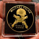 US ARMY MP Challenge Coin-SKULL "MESS WITH THE BEST-DIE LIKE THE REST" w Case