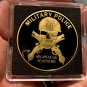 US ARMY MP Challenge Coin-SKULL "MESS WITH THE BEST-DIE LIKE THE REST" w Case