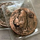 Zodiac Challenge Coin-COPPER-Year of the MONKEY-Sealed Pack-High Relief! NEW!