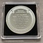 2ND AMENDMENT Challenge Coin St Michael Protector Silver PL with Case!