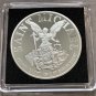 2ND AMENDMENT Challenge Coin St Michael Protector Silver PL with Case!