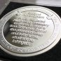 2ND AMENDMENT Challenge Coin St Michael Protector Silver PL with Case!