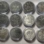 ZODIAC 12 CONSTALLATION Complete Set Challenge Coin Antique Silver Finish