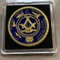Freemason Challenge Coin Masonic Templar Brotherhood w Case-FREE SHIPPING